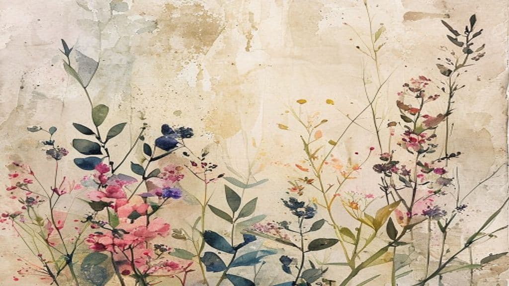 Watercolor Nature Scene