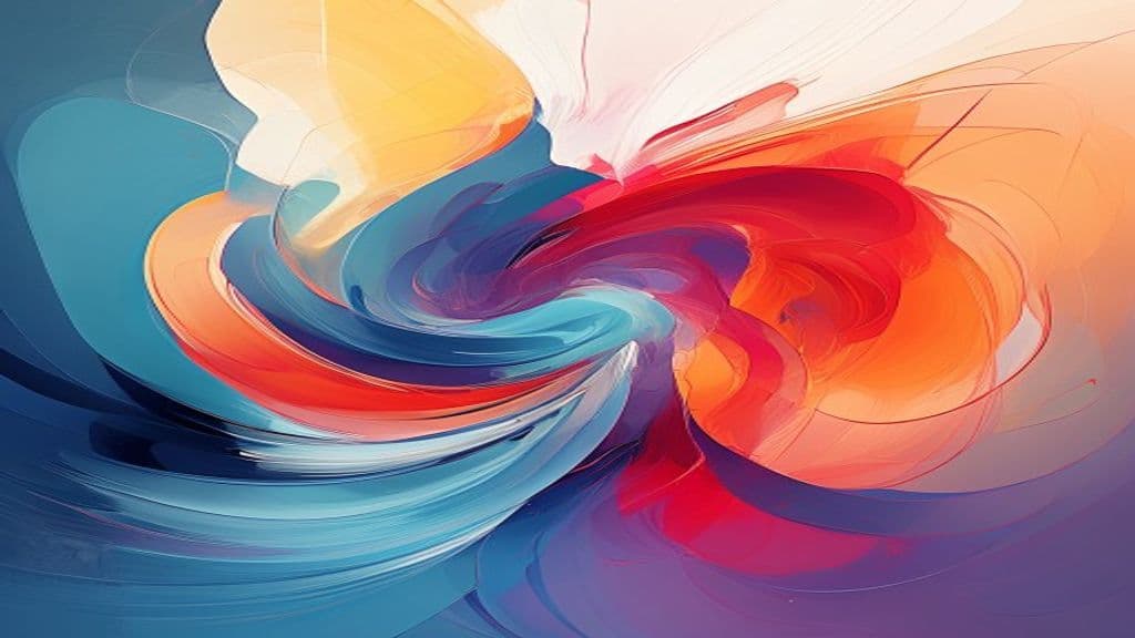Abstract Digital Art Colorful