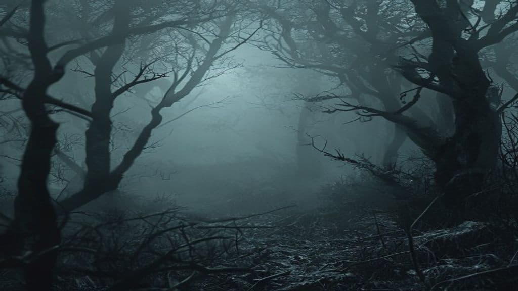 Horror Dark Forest Scene