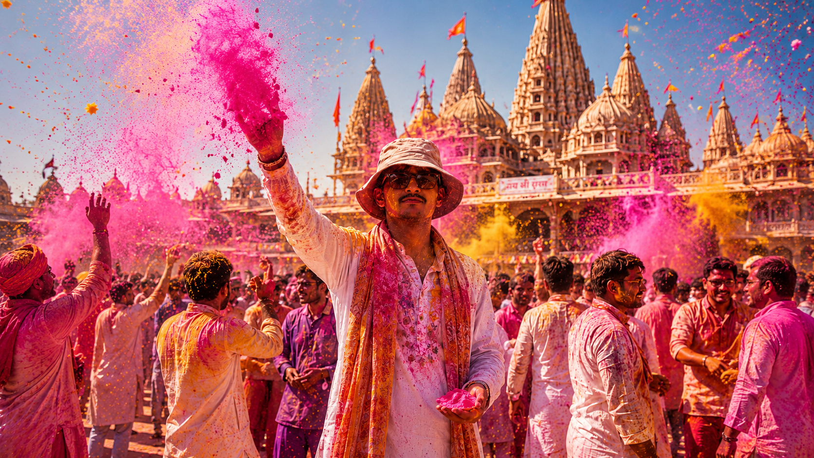 A Divine Holi Celebration