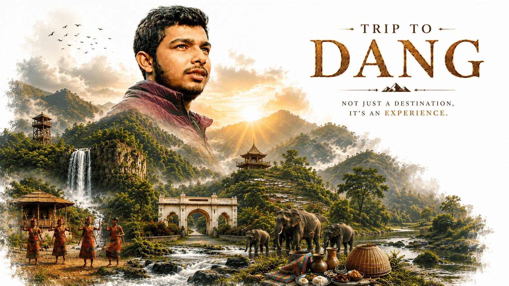 Luxury Cinematic Tourism Artwork