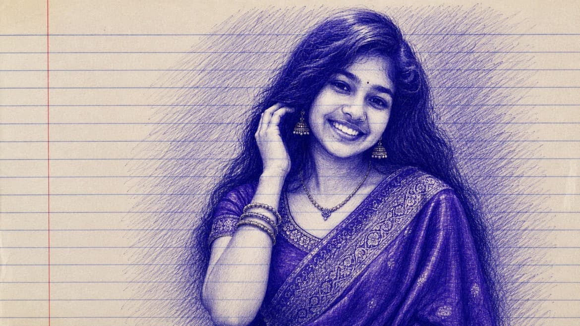 Turn Your Photo into a Blue Ballpoint Pen Sketch