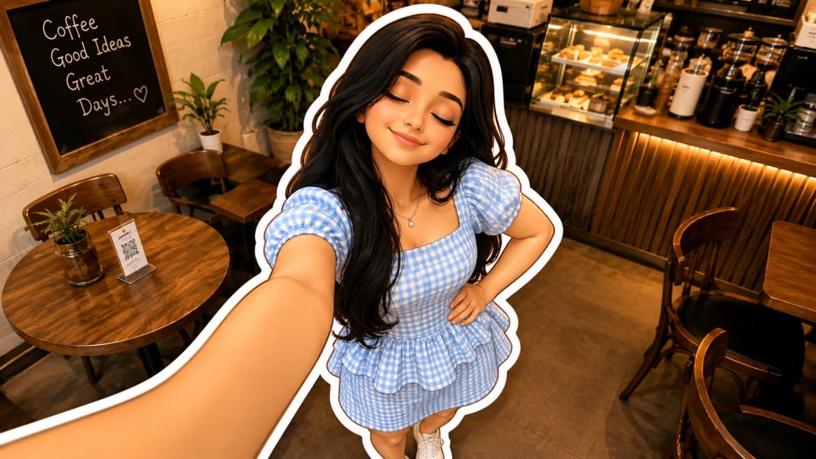 Turn Your Selfie into a Premium 3D Cartoon Sticker